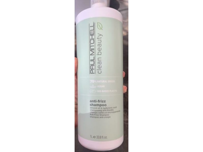 Paul Mitchell Clean Beauty Anti-Frizz Shampoo, 33.8 fl oz/1 L