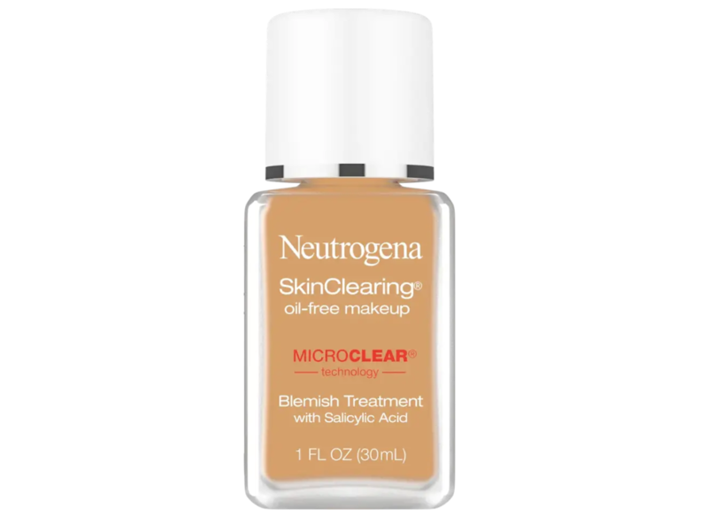 Neutrogena SkinClearing Oil Free Liquid Makeup , 85 Honey, 1 fl oz/30 mL