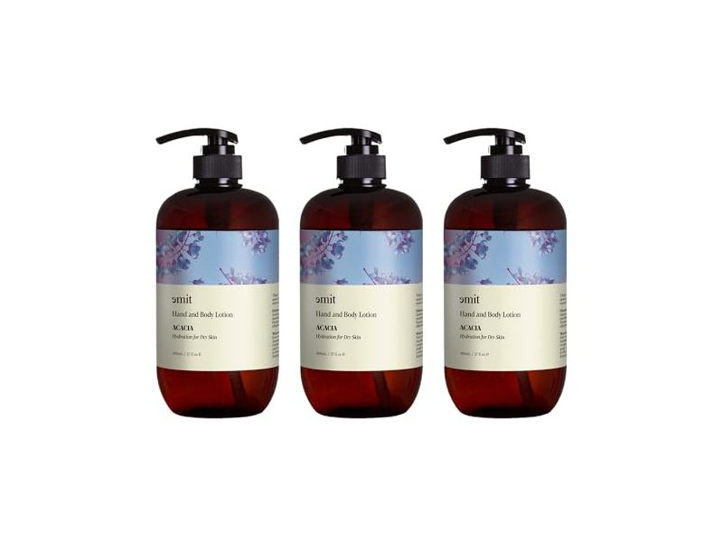 EMIT. Hand & Body Lotion, Acacia, 27 fl oz/800 mL, Pack Of 3
