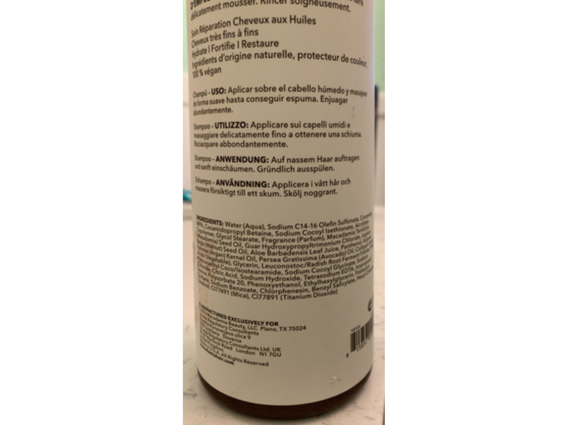 Macadamia Professional Weightless Repair Shampoo, 33.8 fl oz/1 L