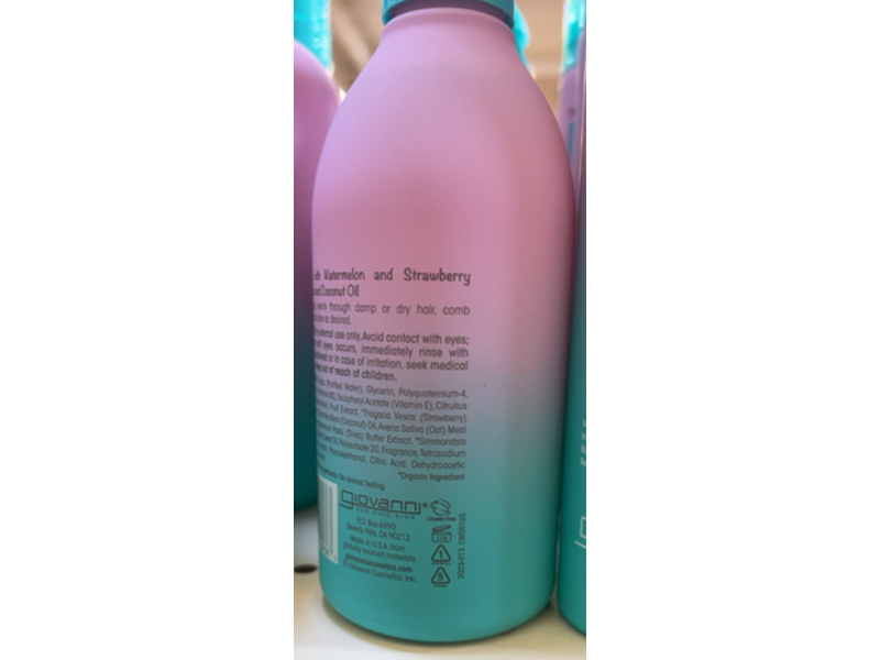Eco Chic Kids Hair Smoothing & Detangling Spray, 8 fl oz/236 mL