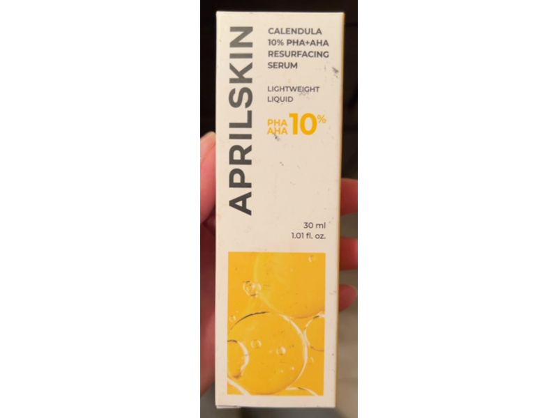 Aprilskin Calendula 10% PHA+AHA Resurfacing Serum, 1.01 fl oz/30 mL