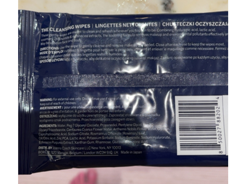 Joanna Czech The Cleansing Wipes, 10 Count