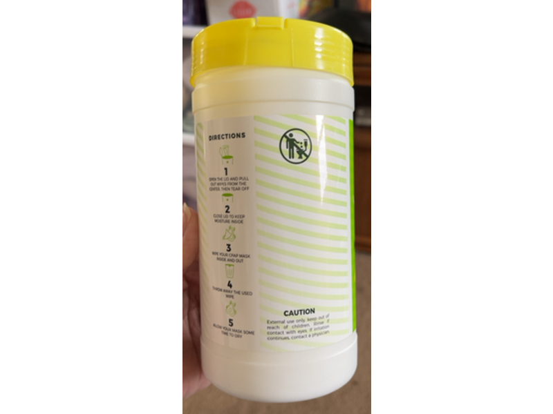 Snugell CPAP Mask Wipes, Fresh Citrus Scent, 70 Count