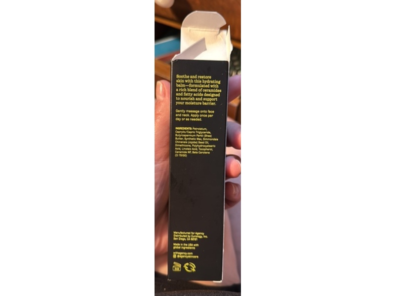 Agency Rich Restoration Balm, Ceramide + Jojoba Oil, 1.7 oz/50 g