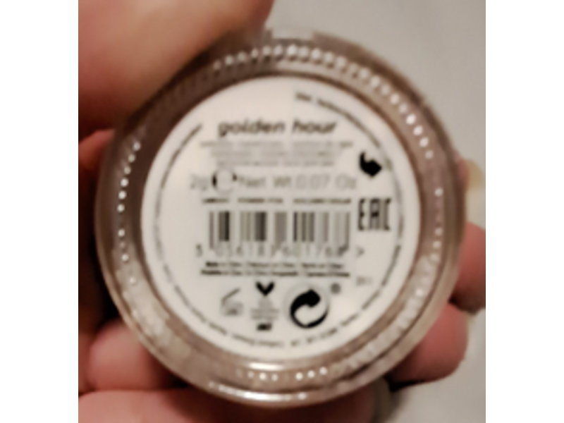 Lottie London Power Foil Metallic Eyeshadow, Golden Hour, 2 g