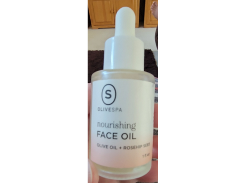 Olive Spa Nourishing Face Oil, Olive Oil + Rosehip Seed, 1 fl oz/30 mL