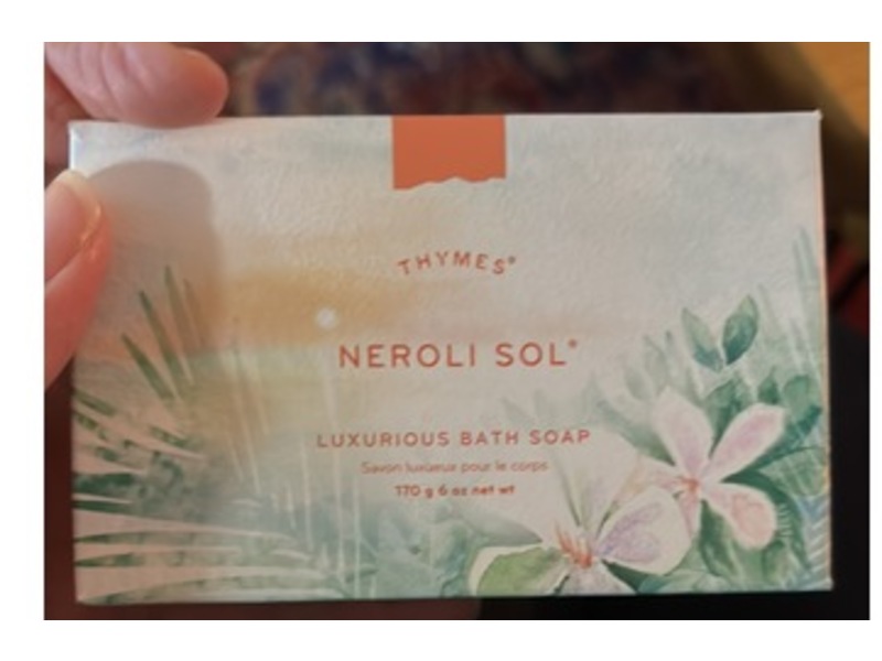 Thymes Luxurious Bath Soap, Neroli Sol, 6 oz/170 g