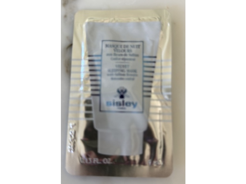 Sisley Paris Velvet Sleeping Mask, Saffron Flowers, 0.13 fl oz/4 mL