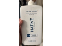 Native Full & Thick 2-In-1 Shampoo & Conditioner, Sea Salt & Cedar, 36 fl oz/1.06 L - Image 3