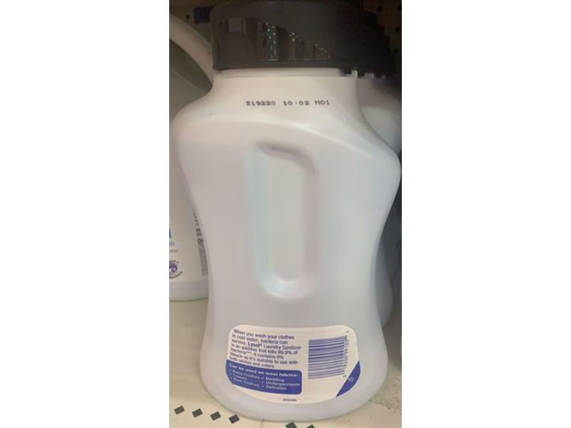 Lysol Laundry Sanitizer, 0% Bleach, Sport, 41 fl oz/1.21 L