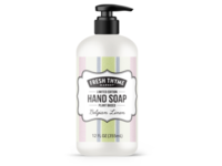 Fresh Thyme Plant Based Hand Soap, Belgian Linen, 12 fl oz/355 mL - thumbnail 1