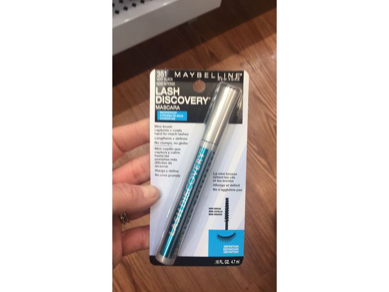 Maybelline New York Lash Discovery Waterproof Mascara, Very Black, 0.16 oz/4.7 mL