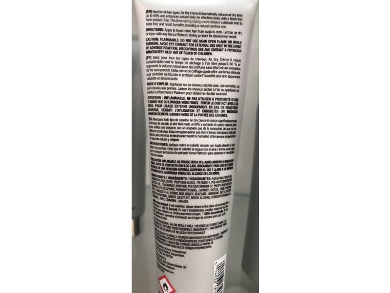 Kenra Platinum Air Dry Creme, 6 , 5.0 fl oz/147 mL