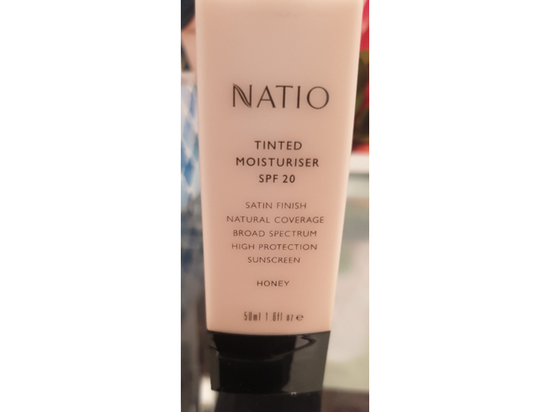 Natio Tinted Moisturiser, SPF 20, Honey, 1.6 fl oz/50 mL