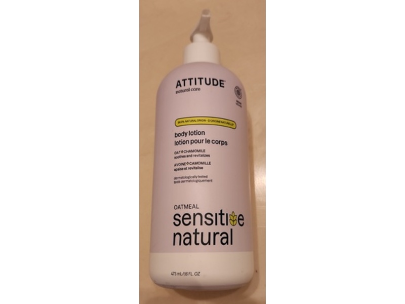 Attitude Sensitive Natural Body Lotion, Chamomile, 16 fl oz/473 mL