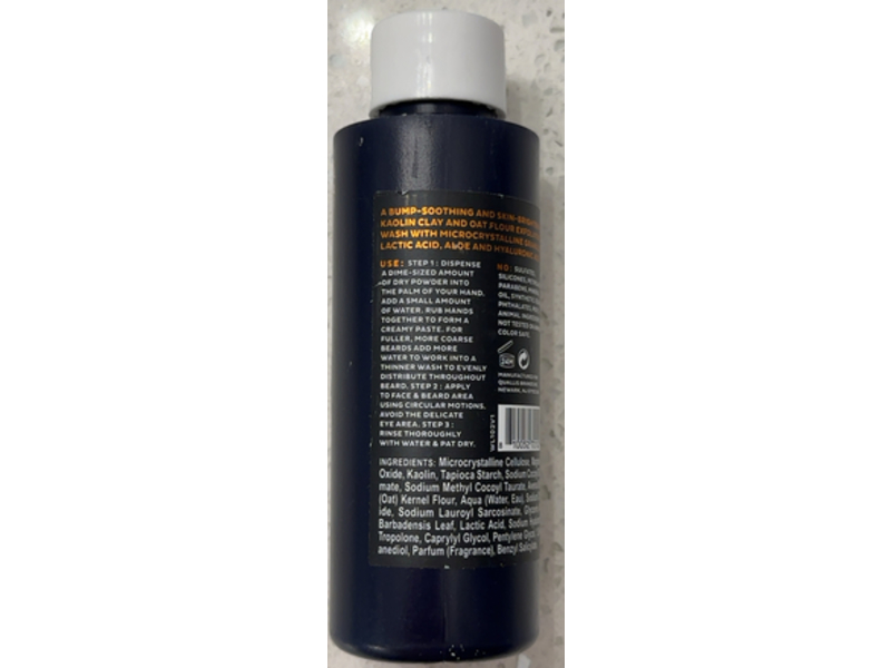 Scotch Porter Exfoliating Beard Wash & Face Wash, 2.17 oz/60 g