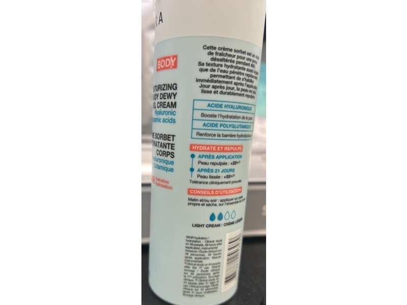 Sephora Collection Body Dewy Gel Cream, Hyaluronic+Polyglutamic Acid, 5.07 fl oz/150 mL