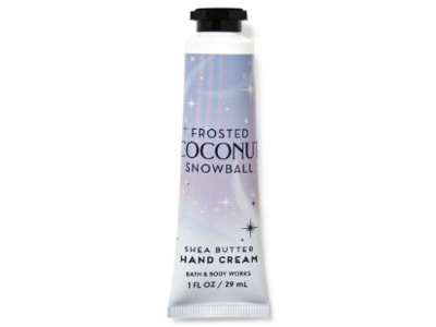 Bath & Body Works Shea Butter Hand Cream, Frosted Coconut Snowball, 1 fl oz/29 mL