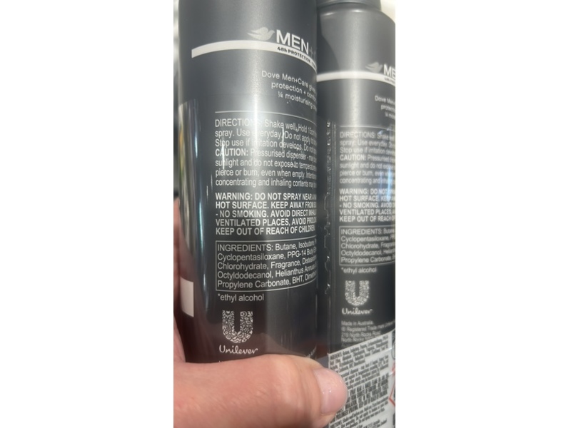 Dove Men + Care Stain Defense Antiperspirant Deodorant, 145 g/250 mL, Pack Of 2