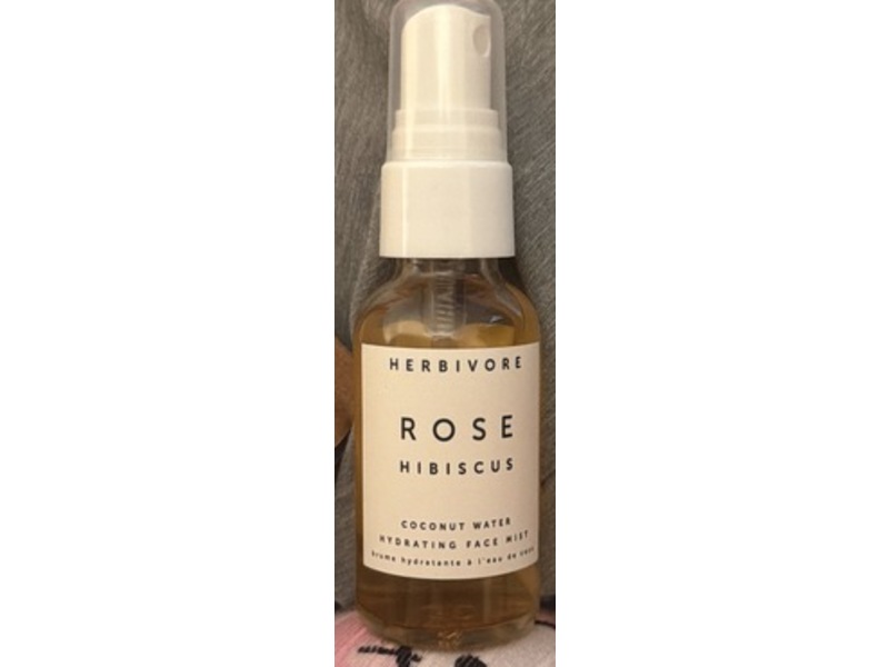 Herbivore Rose Hibiscus Hydrating Face Mist, Coconut Water, 1 fl oz/30 mL