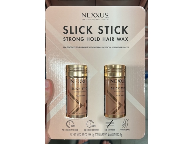 Nexxus Slick Stick Strong Hold Hair Wax, 4.66 oz/132.2 g, 2 Count