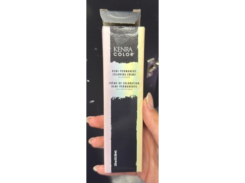Kenra Color Demi - Permanent Coloring Cream, 1 N Black, 2 fl oz/58 mL
