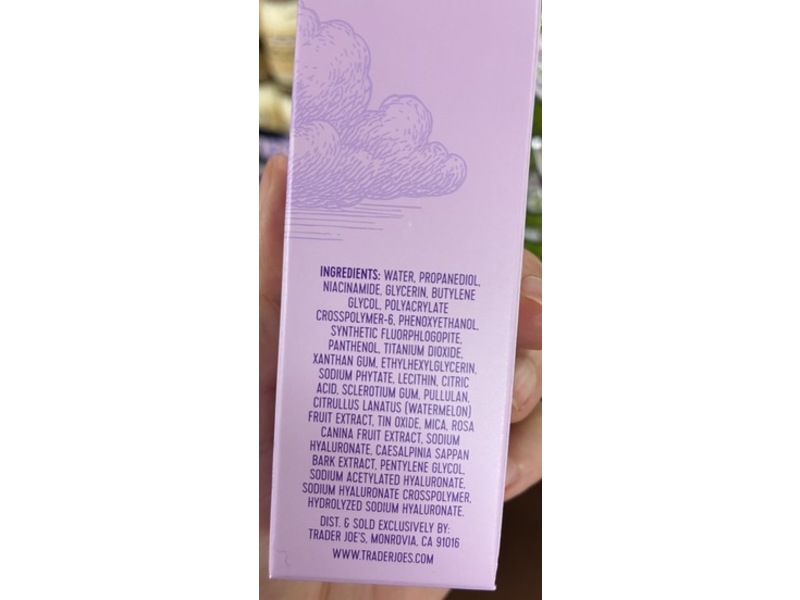Trader Joe's Dewy Skin Serum, Niacinamide & Hyaluronic Acid Complex, 1 fl oz/28 g