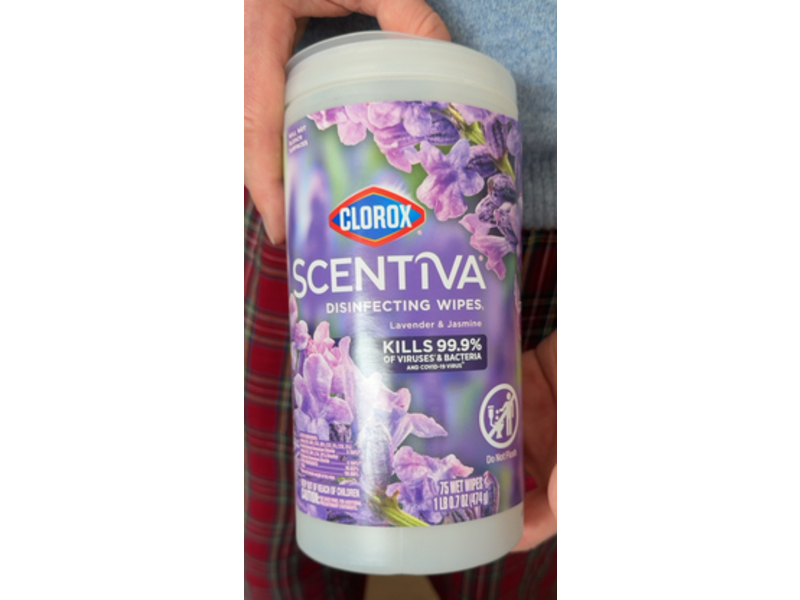 Clorox Scentiva Bleach-Free Disinfecting Wipes, Tuscan Lavender & Jasmine