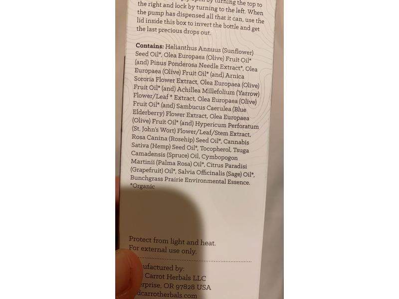 Wild Carrot Herbals Wildflower Prairie Body Oil, 5 fl oz/150 mL