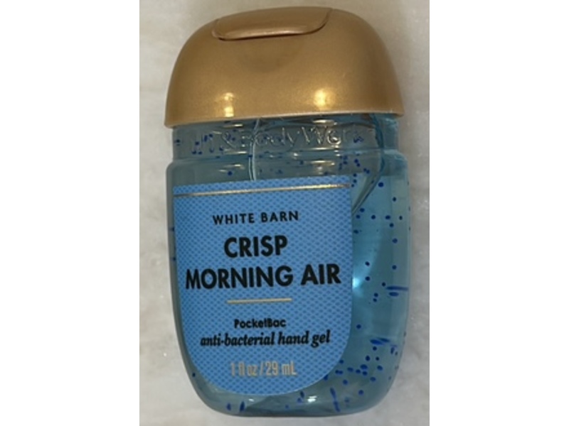 Bath & Body Works Anti-Bacterial Hand Gel, Crisp Morning Air, 1 fl oz/29 mL, 5 Count