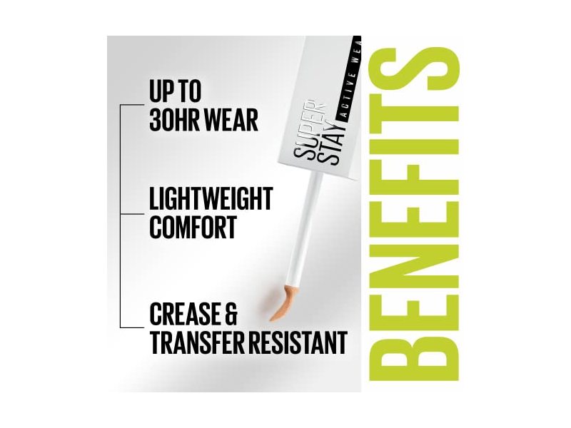 Maybelline Super Stay Liquid Concealer , Full Coverage Concealer, 0.33 fl oz/ 10 mL