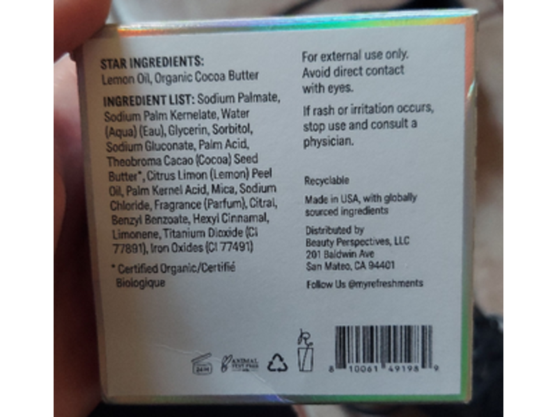 Refreshments Brilliant Body Care, Citrus Spritz, 5 oz/142 g