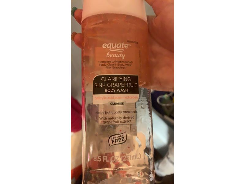 equate grapefruit face wash