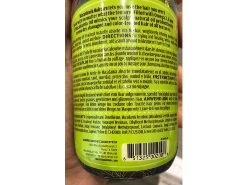 Macadamia Healing Oil Treatment, 4.2 fl oz/125 mL