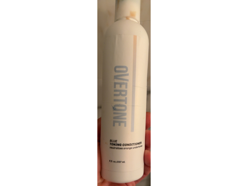 Overtone Blue Toning Conditioner, 8 fl oz/237 mL