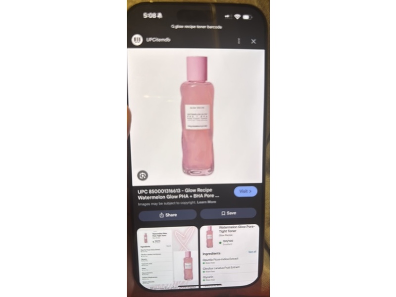 Glow Recipe Watermelon Glow PHA + BHA Pore-Tight Toner, 5.07 fl oz/150 mL