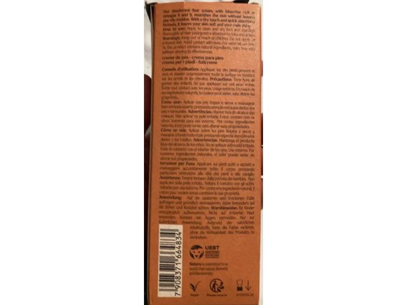 Natura Ekos Castanha Foot Cream, 2.6 oz/75 g