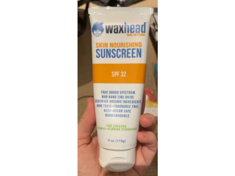 Waxhead Skin Nourishing Sunscreen, SPF 32, 4 oz/115 g