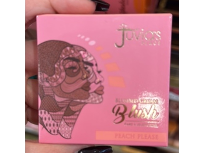 Juvia's Place Blushed Cream Blush, Peach Please, 0.21 oz/6 g