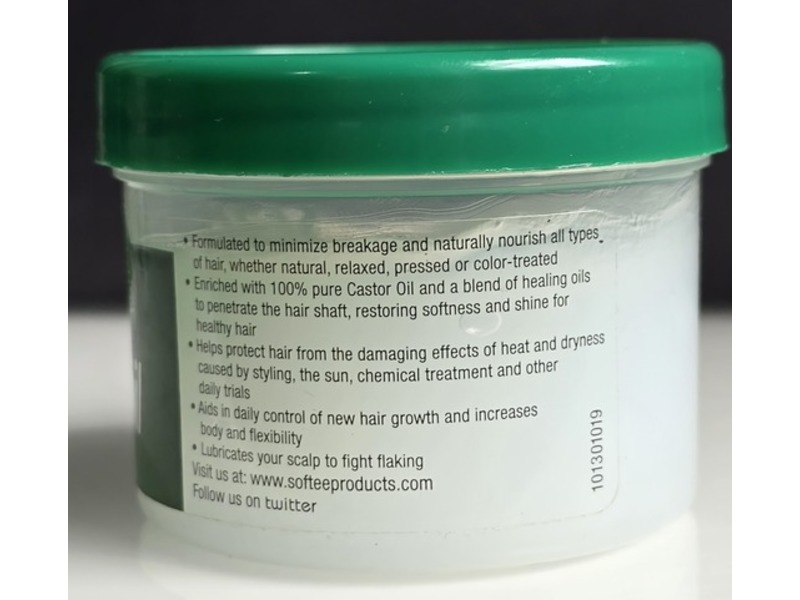 Softee Hair & Scalp Conditioner, Castor Oil, 3 oz/85 g