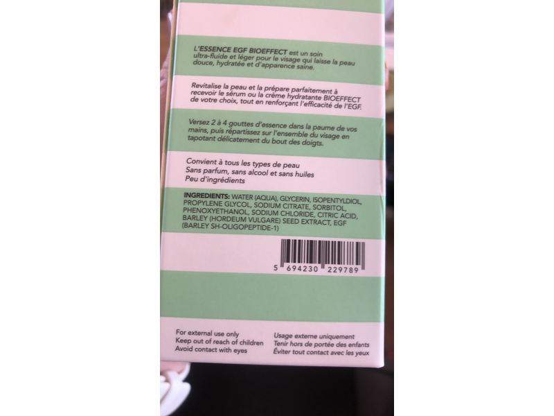 BIOEFFECT EGF Essence Toner Facial Skin Care Treatment