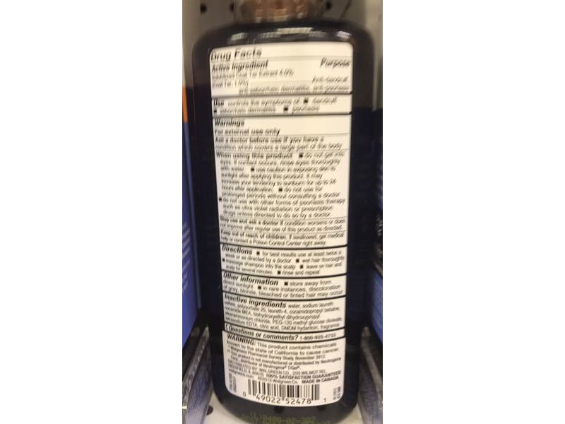 Well At Walgreens T+Plus Tar Gel Shampoo, Extra Strength Therapeutic, 6 fl oz/177 mL