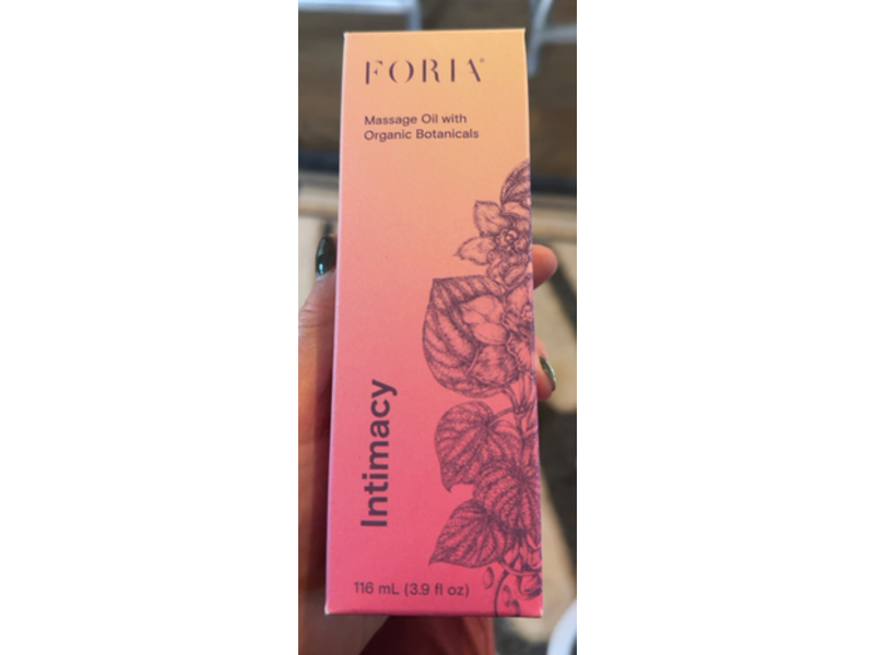 Foria Intimacy Massage Oil, 3.9 fl oz/116 mL