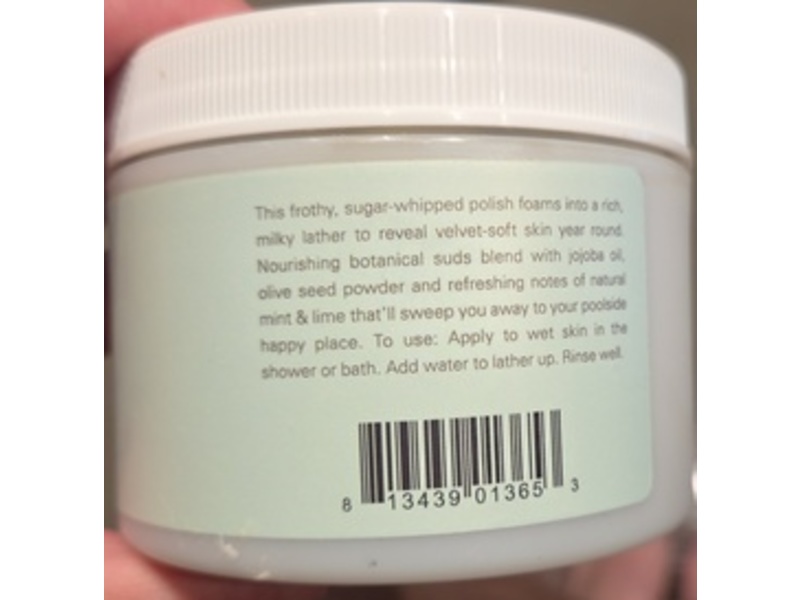 Farmhouse Fresh Lime So Fine Light & Frothy Foaming Body Polish, 8 oz/227 g