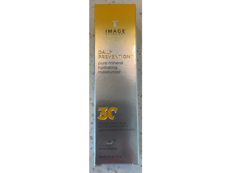 Image Skincare Daily Prevention Pure Mineral Hydrating Sunscreen Moisturizer, SPF 30, 2.6 oz/73 g