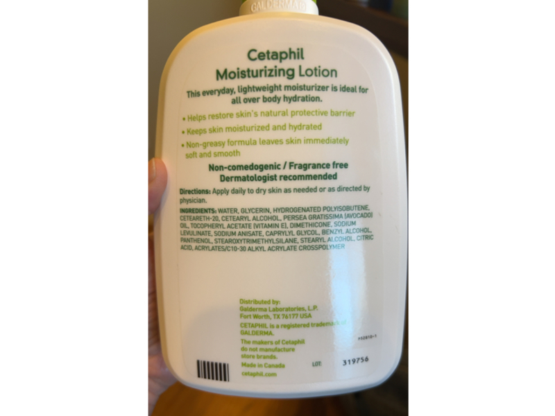 Cetaphil Body & Face Moisturizing Lotion, 20 fl oz/591 mL