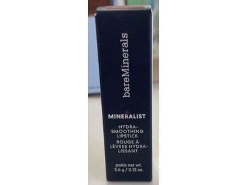 bareMinerals Mineralist Hydra-Smoothing Lipstick, Awareness, 0.12 oz/3.6 g