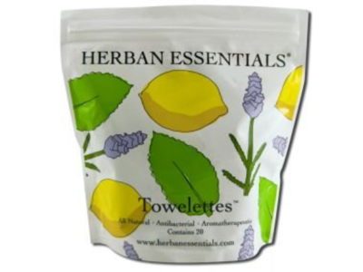 Herban Essentials Oil Towellettes, Mixed, 20 Count