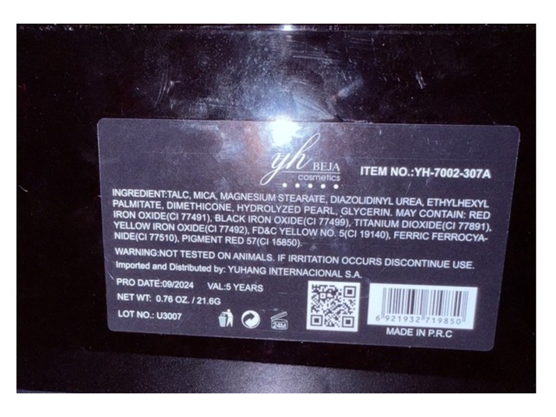 Yh Beja Cosmetics Beauty Eyeshadow Palette, 0.76 oz/21.6 g